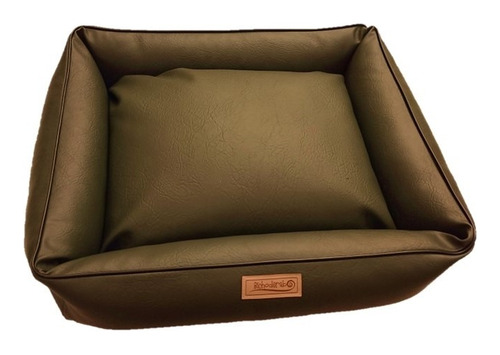 Caminha Cama Pet Cachorro Xxg Fácil De Limpar Couro Brescia