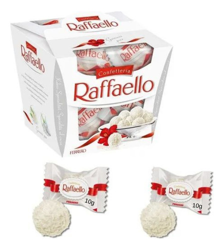 Bombom Raffaello Com 15 Unidades De 10g