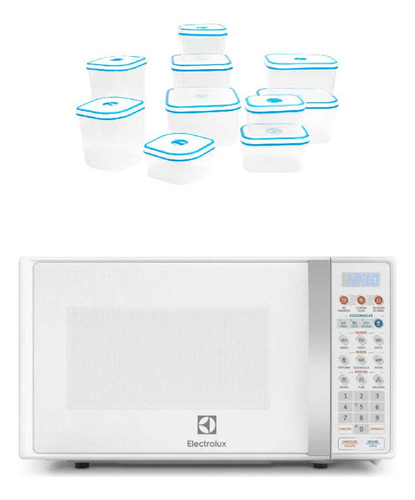 Combo: Microondas Microondas Electrolux 17l Blanco (emdo17s2