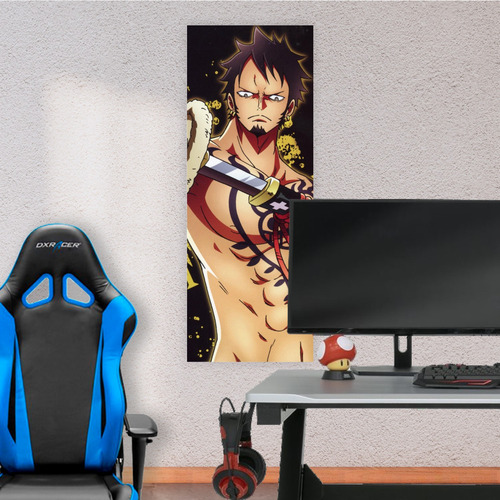 Cuadro Grande 30x80 Cm One Piece Trafalgar Law Espada