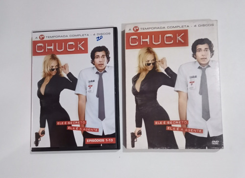 Dvd- Chuck A Primeira Temporada Completa - 4 Discos 