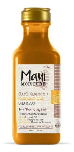 Maui Moisture Shampoo Control De Rizos Aceite De Coco 385ml
