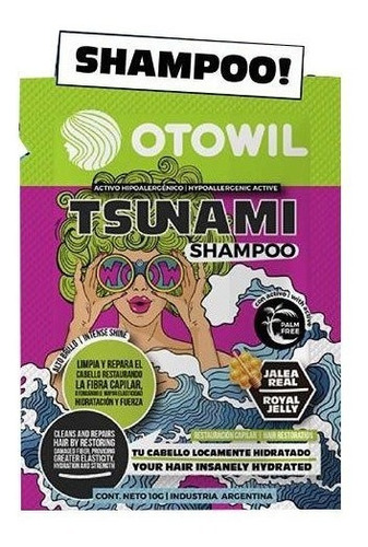 Shampoo Tsunami Reparador C/ Jalea Real Caja X48 