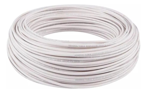 Cable Eva 1,5mm Blanco Rollo 100 Mts Libre De Halógeno Sec