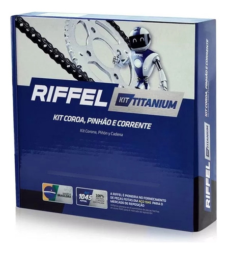 Kit Relação Riffel Nova Cb 300f Twister 2023 Em Diante