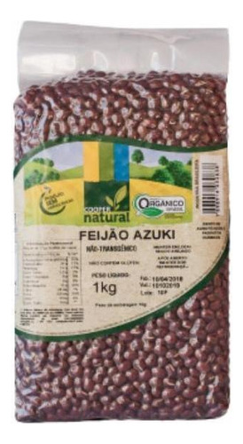 Kit 2 Feijão Azuki Orgânico Coopernatural 1kg