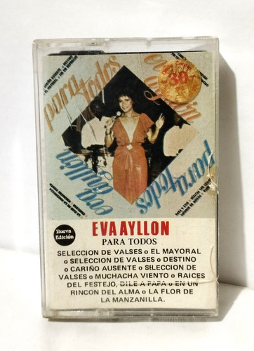 Casete Eva Ayllon - Para Todos 1986 Cbs Discos Perú