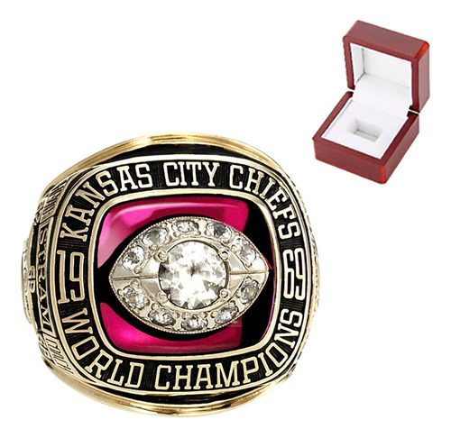 Nfl - Anillos De Campeonato De Los Sars Town Chiefs 1969