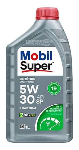 Kit 4 Óleos Motor Mobil Super 5w30 Sintético D1 