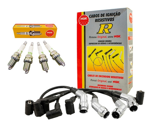 Kit Cables+bujias Ngk Vw Gol 1991-1993 1.6cht 