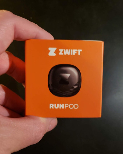 Podómetro Zwift Runpod Run Pod, color negro