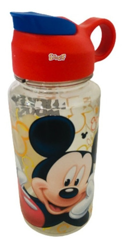 Vaso Botella Tapa Mickey Flip Top Original Sharif Express