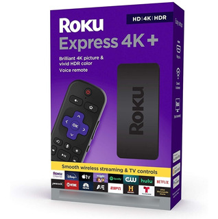Roku Express 4k+ Streaming + Cable Hdmi Compatible Alexa