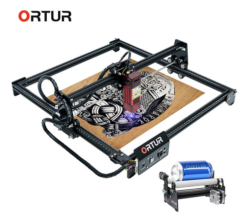 Maquina De Grabado Laser Cnc De 20w + Rodillo Rotativo