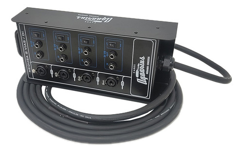 Medusa 8 Vias Com 4 Direct Box Cabos Aquarius - 50 Metros