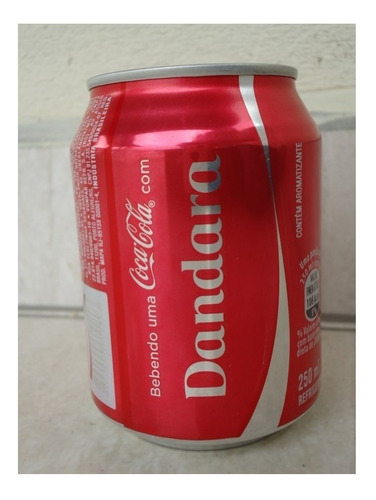Lata Coca Cola Pequena Vazia Com Nome - Dandara (Usado)