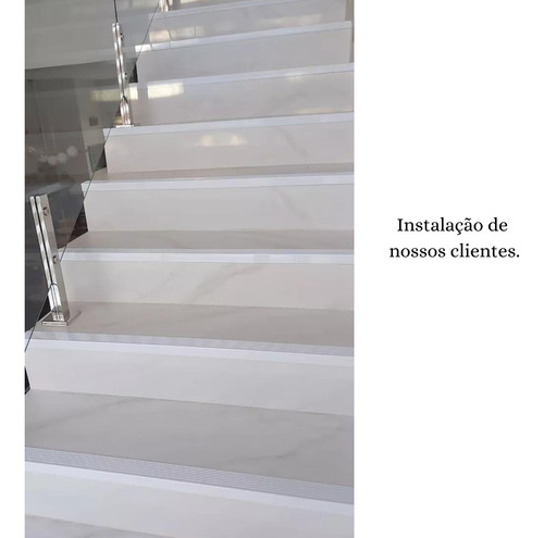 Cantoneira Acabamento Em Degrau Branco 26 Metros