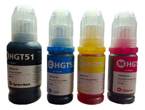 Kit Tinta Alternativa Hp 51/52 (100ml Negra, 70ml Color) 