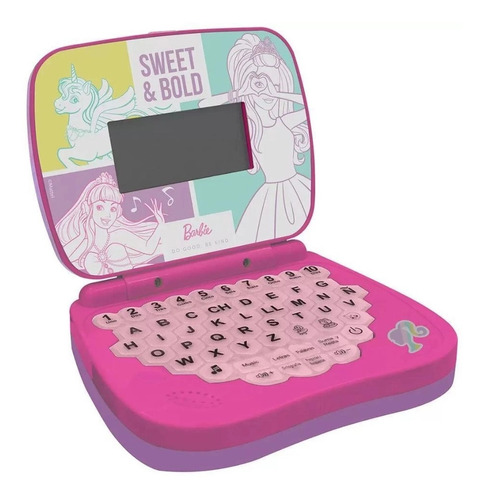 Barbie Laptop Infantil Divertido Candide -1812