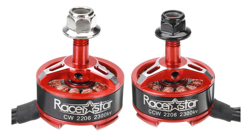 Kit 5 Motores Para Drone Racerstar C2206 2300kv Ccw Cw