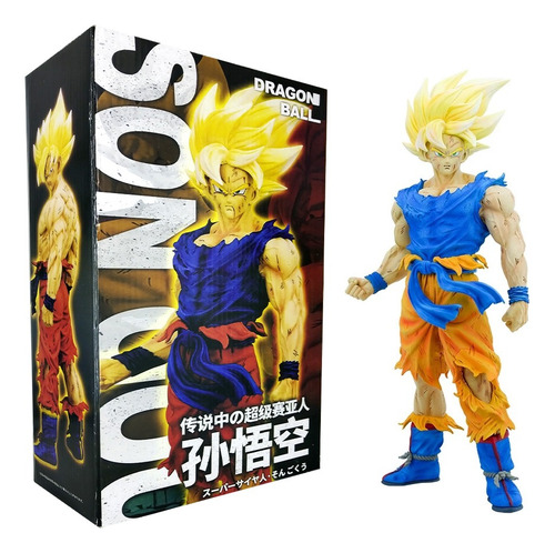 Figura Son Goku Ssj 1 Anime Dragon Ball Z Colección 40 Cm