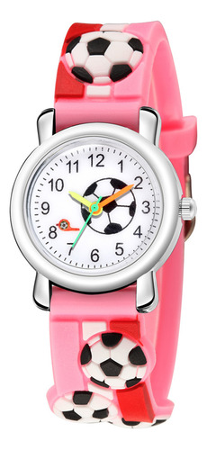 Reloj De Moda Con Estampado De Fútbol Deportivo