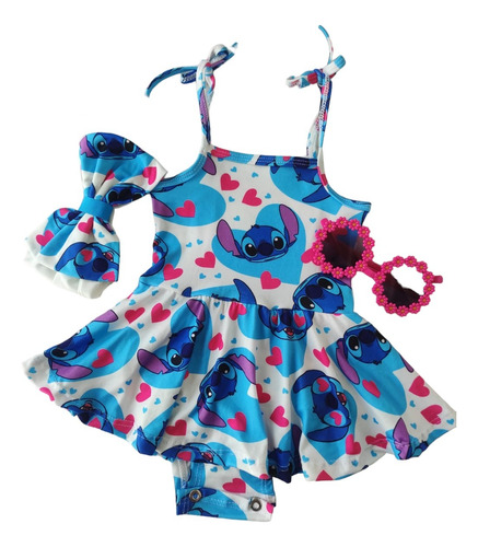 Asoleador En Vestido Stitch Bebe