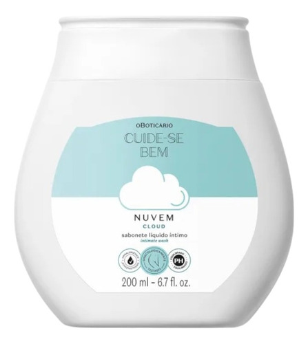 Sabonete Líquido Íntimo Cuide-se Bem Nuvem 200ml O Boticário