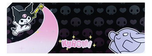 Mouse Pad Gamer Kuromi Sanrio Licencia Oficial Negro