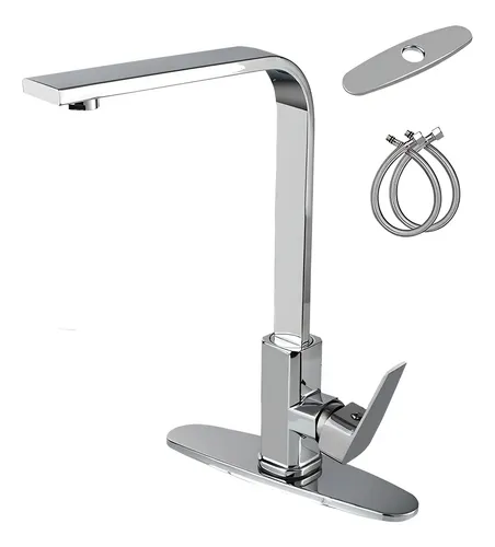 YOUNIC Llave Mezcladora Para Fregadero Grifo Monomando Cocina Color Plateada