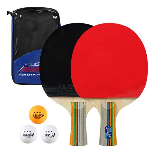 comprar Set De Palas De Ping Pong Con Bolsa Y 3 Pelotas Para Uso In