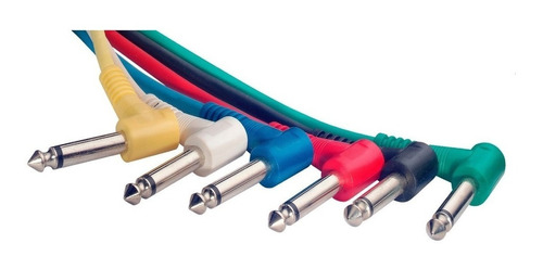 Cable Corto Inter Pedal Línea Plug Stagg  Para Guitarra Bajo