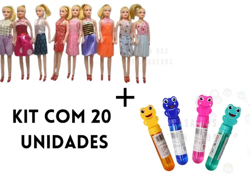 Roupinha Para Boneca Tipo Barbie mas Acessórios Kit Com 32pç