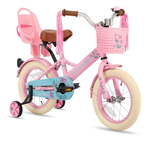 Joystar Little Miss - Bicicleta Infantil De 12 Pulgadas Para