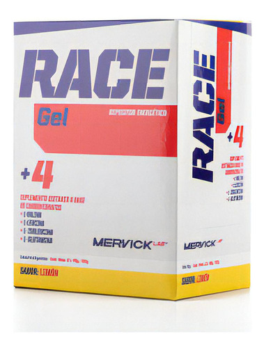 Gel Race Mervick Lab Repositor Energético Caja X 12 U. Limon