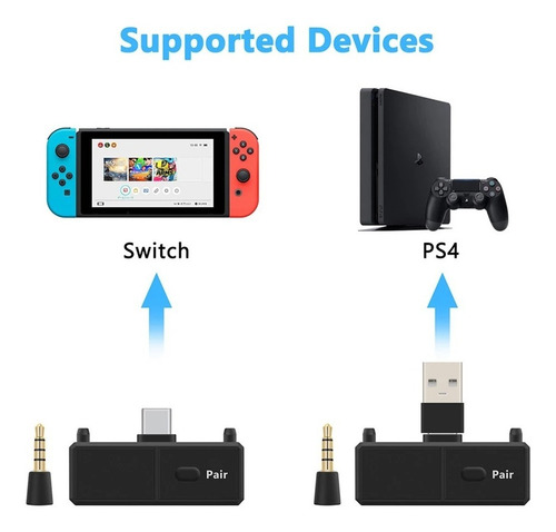 Adaptador Transmisor Audio Bluetooth Conector Usb Type-c