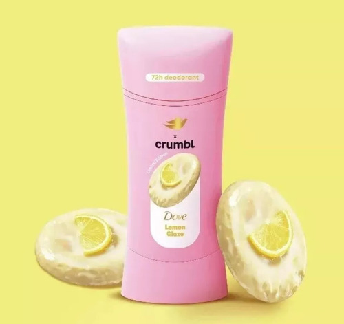 Dove Crumbl Deodorant Stick Crumbl Aluminum Free, 2.6 Oz Fragancia Lemon Glaze