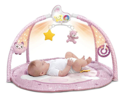Gimnasio Para Bebé Chicco First Dreams Goodnight Stars Rosa