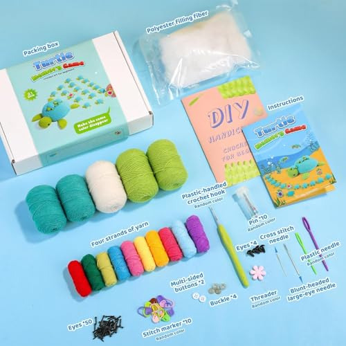 Kit De Crochet Para Principiantes Kit De 21 Pzas Animales De
