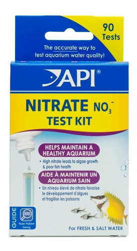 Imagen 1 de 5 de Test De Nitrato No3 Api Acuarios De Agua Dulce Y Marinos