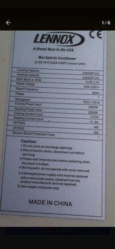 Mini Split Air Conditioner (24.000 Btu /h ) Minisplit Solo !