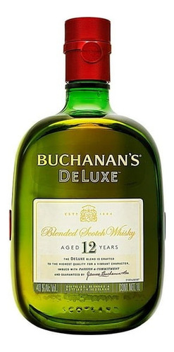 Whisky Buchanans 12 Años 1 Lt - ¡gran Promoción!
