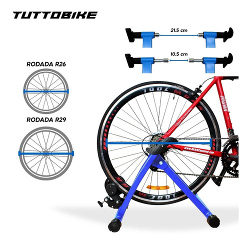 Imagen 5 de 10 de Rodillo Tuttobike Entrenador Para Bicicleta R 26 27 29 700