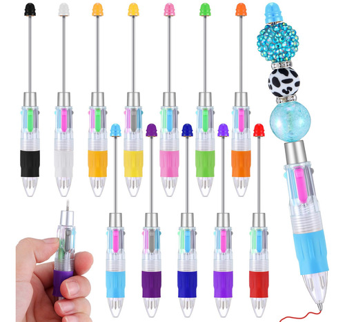 12 Bolígrafos Multicolor 4 En 1 Para Regalos De Navidad