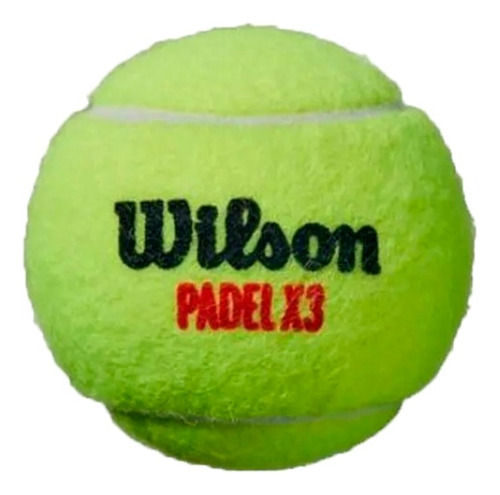 Wilson Tubo Pelotas Padel Performace X3 Amarillo Ras