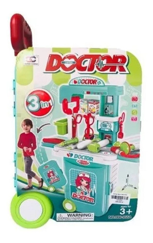 Set De Doctor Portatil Maleta Niño Juguete 2 En 1 Oferta