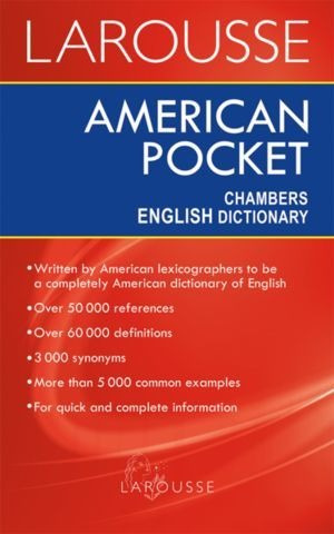 Libro Larousse American Pocket Chambers English Dic Original