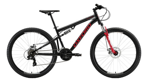 Bicicleta Oxford Mtb Raptor Aro 27 Negro/rojo Color M Tamaño Del Cuadro M