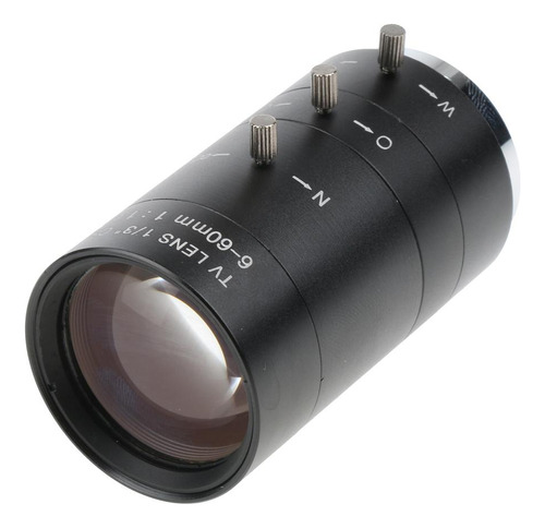 6-60mm Mount Lens Manual Iris Varifocal F1.6 Para Cámara