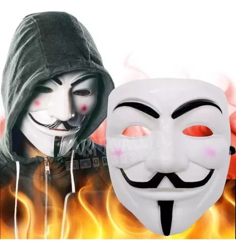 Mascara Anonymous V Venganza Vendetta Disfraces Protesta 